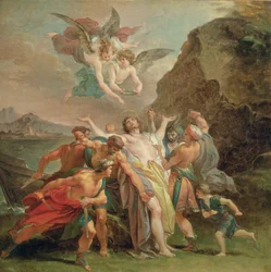 El martirio del beato Signoretto Alliata, c.1794-6 (óleo sobre lienzo)
