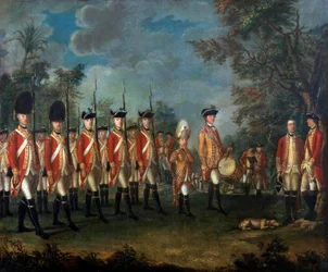 Lord George Lennox, Coronel del 25º Regimiento de Infantería, c.1771
