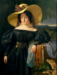 Retrato de Carlotta Grifoni por Giuseppe Colzi De Cavalcanti