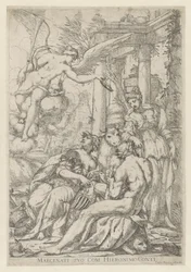 Alegoría con Fama, Hércules y Europa