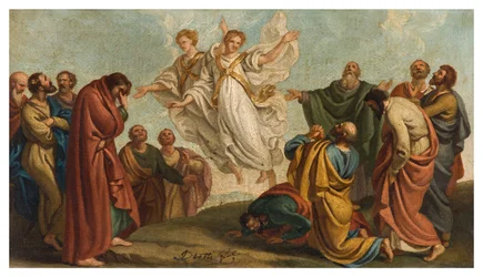 Giuseppe Diotti, Boceto, Aparición de ángeles a los apóstoles después de la Ascensión