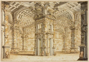 Sala de Festivales de una Escena Teatral