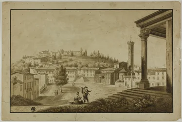 Vista de la plaza de Fiesole