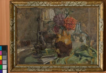 Naturaleza muerta (óleo sobre madera)