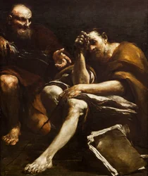 Demócrito y Heráclito,1730 (óleo sobre lienzo)