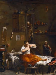 La caza de pulgas por Crespi