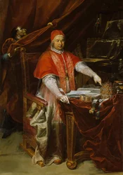 Retrato del Papa Benedicto XIV 1675-1758, 1740