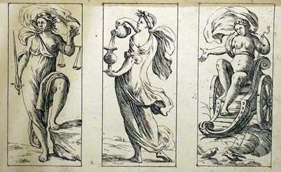 Cartas del tarot del siglo XVII