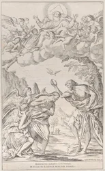 Placa 8: el bautismo de Cristo, 1678