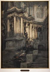 En la Catedral (acuarela)