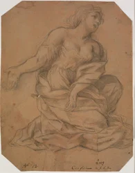 Mujer arrodillada