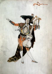 Boceto para "El barbero de Sevilla" de Rossini
