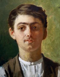 Autorretrato de joven