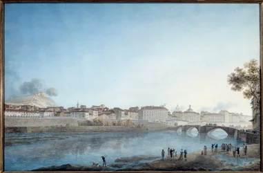 Entrada del general Napoleón Bonaparte (1769-1821) en Niza, primer cuartel general de los franceses el 28 de marzo de 1796