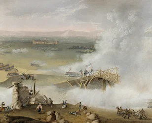La batalla del puente de Arcole, cerca de Verona
