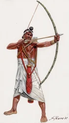 Arquero indio del ejército de Poros