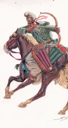 Partes Tiro con arco a caballo