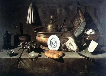 Naturaleza Muerta en una Cocina