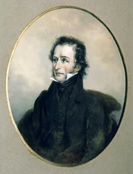 Retrato de Niccolo Paganini