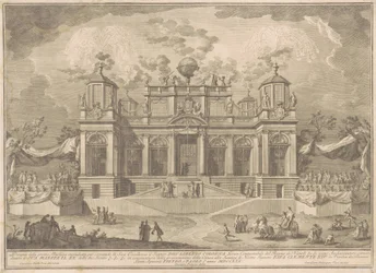La Prima Macchina para la Chinea de 1770: Un edificio romano para el comercio
