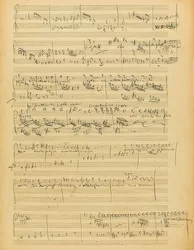 Autógrafo: Falstaff, ópera en tres actos