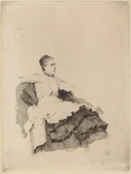 Retrato de Madame de Nittis ("Atención")