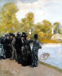 La piscina en el Jardín de Luxemburgo