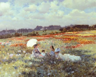 Campos cerca de Londres