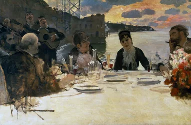 Almuerzo en Posillipo, c.1879