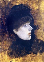 Retrato de Henriette Rosine Bernard, conocida como Sarah Bernhardt (1844-1923)
