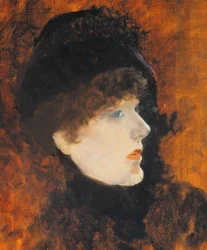 Sarah Bernard, por Giuseppe de Nittis (1846-1884)