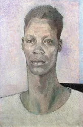 Cabeza de un negro, escala heroica