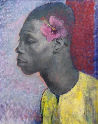 Cabeza de una persona negra