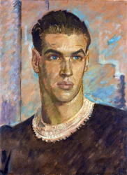 Retrato de André Eglevsky 1937 (óleo sobre lienzo)