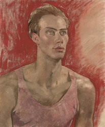 Retrato de un joven (óleo sobre lienzo)