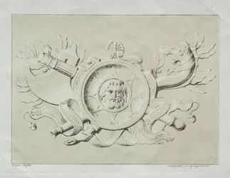 Colección de ensayos litográficos: Un trofeo