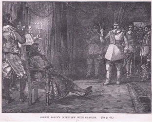 Entrevista del Corneta Joyce con Carlos I en 1647