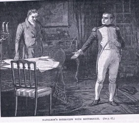 Entrevista de Napoleón con Metternich
