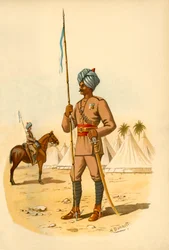 Los 13 lanceros de Bengala, 1890