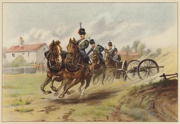 La Artillería Real a Caballo