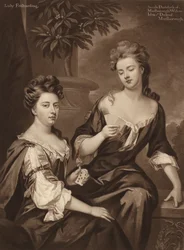 Sarah Duquesa de Marlborough y Lady Fitzharding