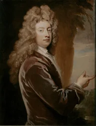 William CONGREVE, Retrato 1709 (óleo sobre lienzo)