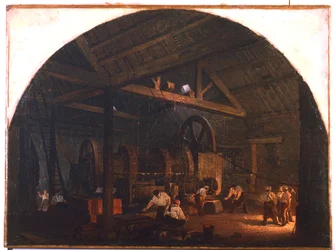 La fragua de inclinación, c. 1845-1866