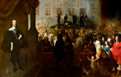 Ejecución de Carlos I (1600-49) en Whitehall, 30 de enero de 1649