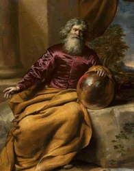Anciano con una esfera (¿Arquímedes)