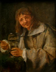 Botón (óleo sobre tabla)
