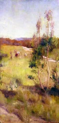 Árboles de goma y ganado