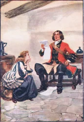 No pudo contenerse, pero debe tener su opinión sobre su trabajo, de Lorna Doone pub. por W & R Chambers Ltd, 1921