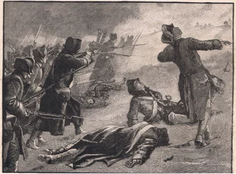 El asalto de Montgomery a la ciudad baja, Quebec AD 1775