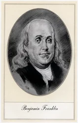 Benjamin Franklin, figura política y estadista de los Estados Unidos